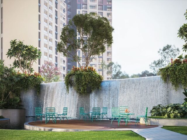 Yoga and wellness lawn